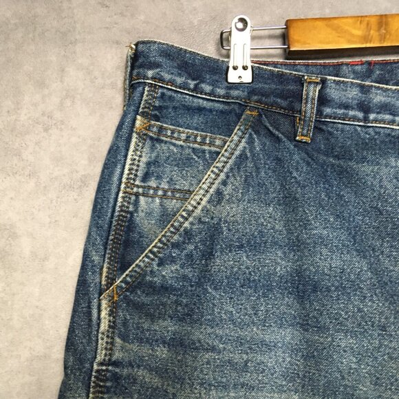 Craftsman Mens Carpenter Blue Jeans size 38x30 Stretch Denim Pants - Picture 14 of 14